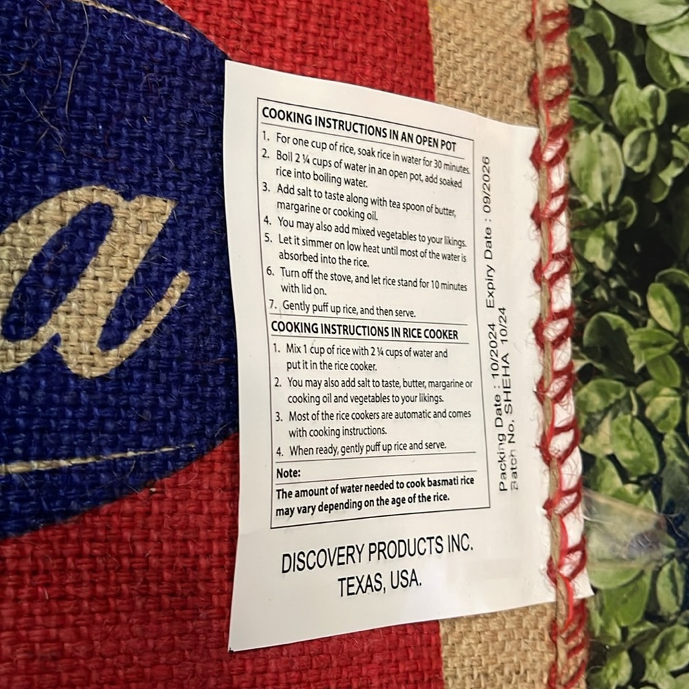 Sheha Rice Burlap Bag - Picture 13 of 16